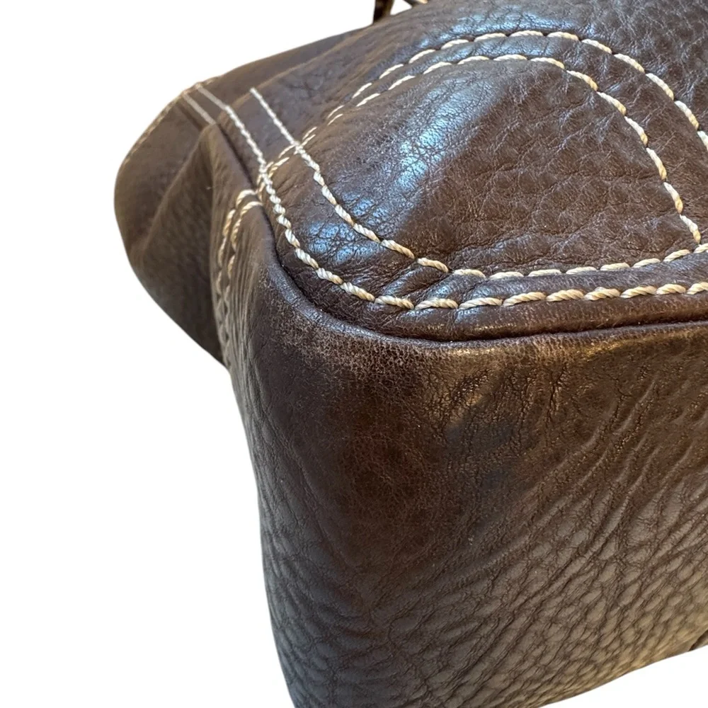 ❌SOLD❌ Coach Chelsea Brown Pebbled Leather Tote - Picture 5 of 11